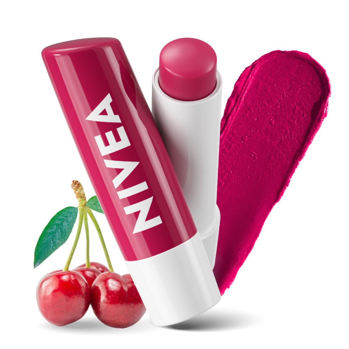 NIVEA Cherry Shine Lip Balm Glossy Finish 4.8g