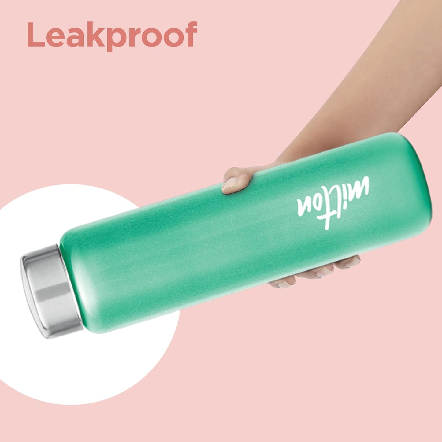 MILTON Aqua 1000 Stainless Steel Water Bottle 920 ml GREEN