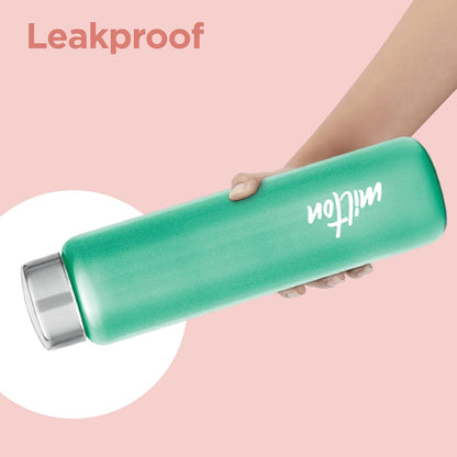 MILTON Aqua 1000 Stainless Steel Water Bottle 920 ml GREEN