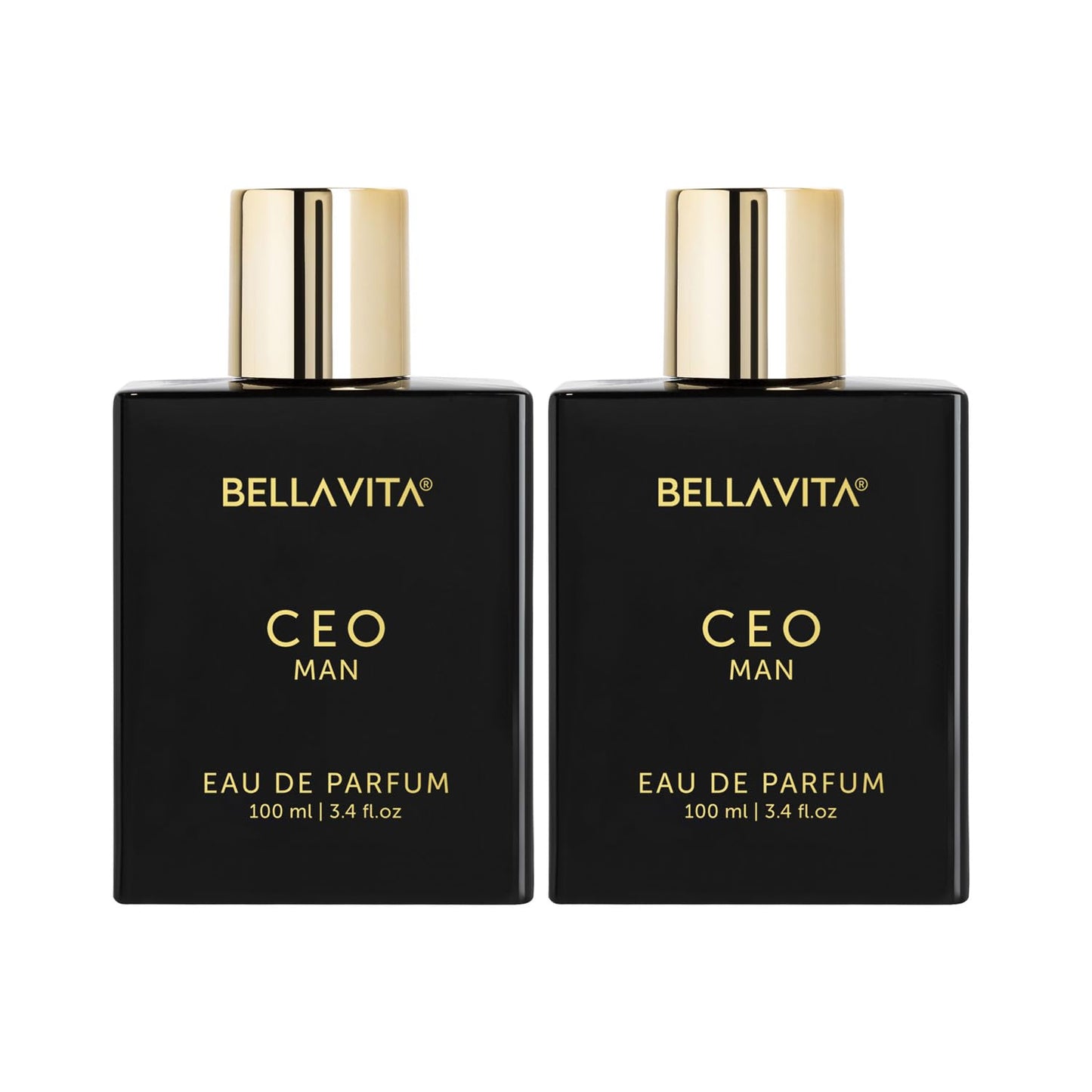 Bella Vita Luxury CEO Men Long Lasting Perfume for Man EDP Pack of 2 x 100ml