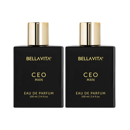 Bella Vita Luxury CEO Men Long Lasting Perfume for Man EDP Pack of 2 x 100ml