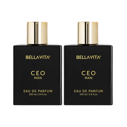 Bella Vita Luxury CEO Men Long Lasting Perfume for Man EDP Pack of 2 x 100ml