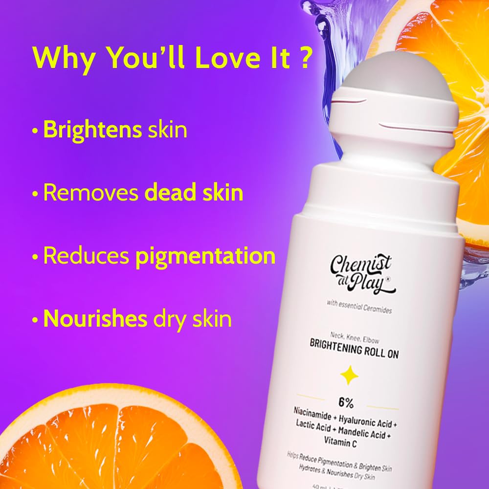 Chemist at Play Brightening & Whitening Roll On 40ml