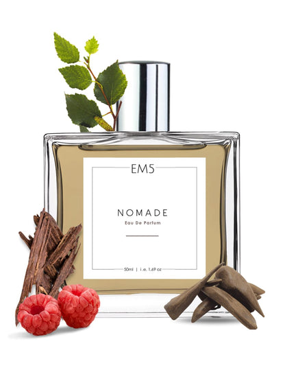 EM5 Nomade Perfume Amber Oud Smoky leather Accords  Unisex Perfume Spray 50ml
