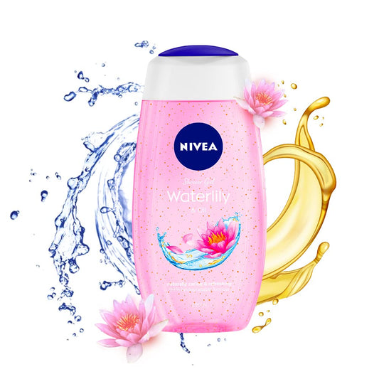 NIVEA Waterlily & Oil 250ml Body Wash Clean, Healthy & Moisturized Skin