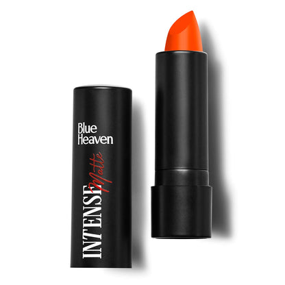 Blue Heaven Intense Matte Lipstick, Orange Aura, 4g