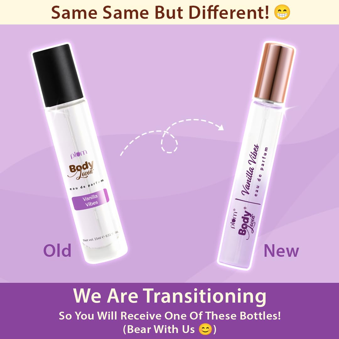 Plum BodyLovin Vanilla Vibes Perfume  Long Lasting & Premium Warm Fragrance 15ml
