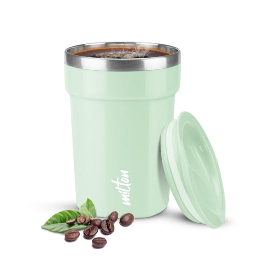 MILTON Cool Touch Deccan Coffee Mug 350 Double Walled 330 ml Aqua Green
