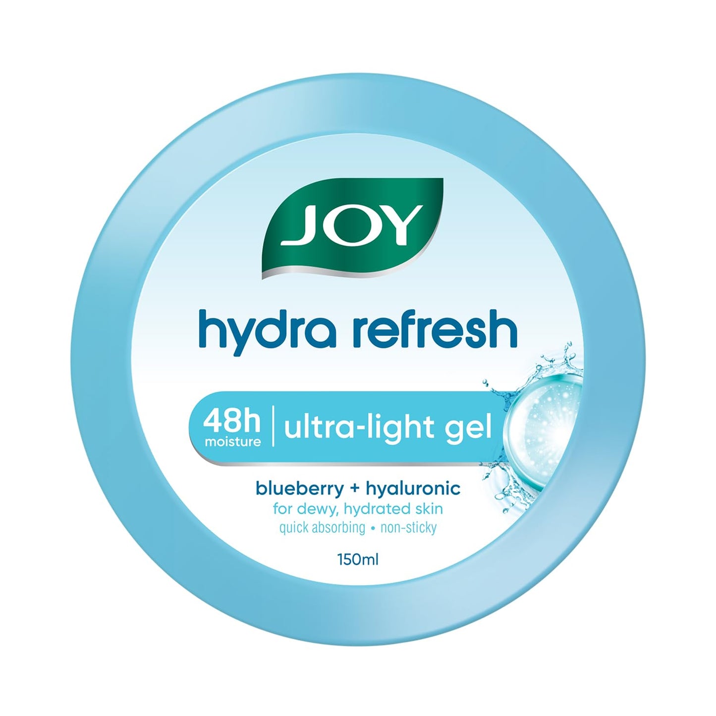 Joy Hydra Refresh Ultra Light Gel, Oil Free Moisturizer Vitamin E 150ml