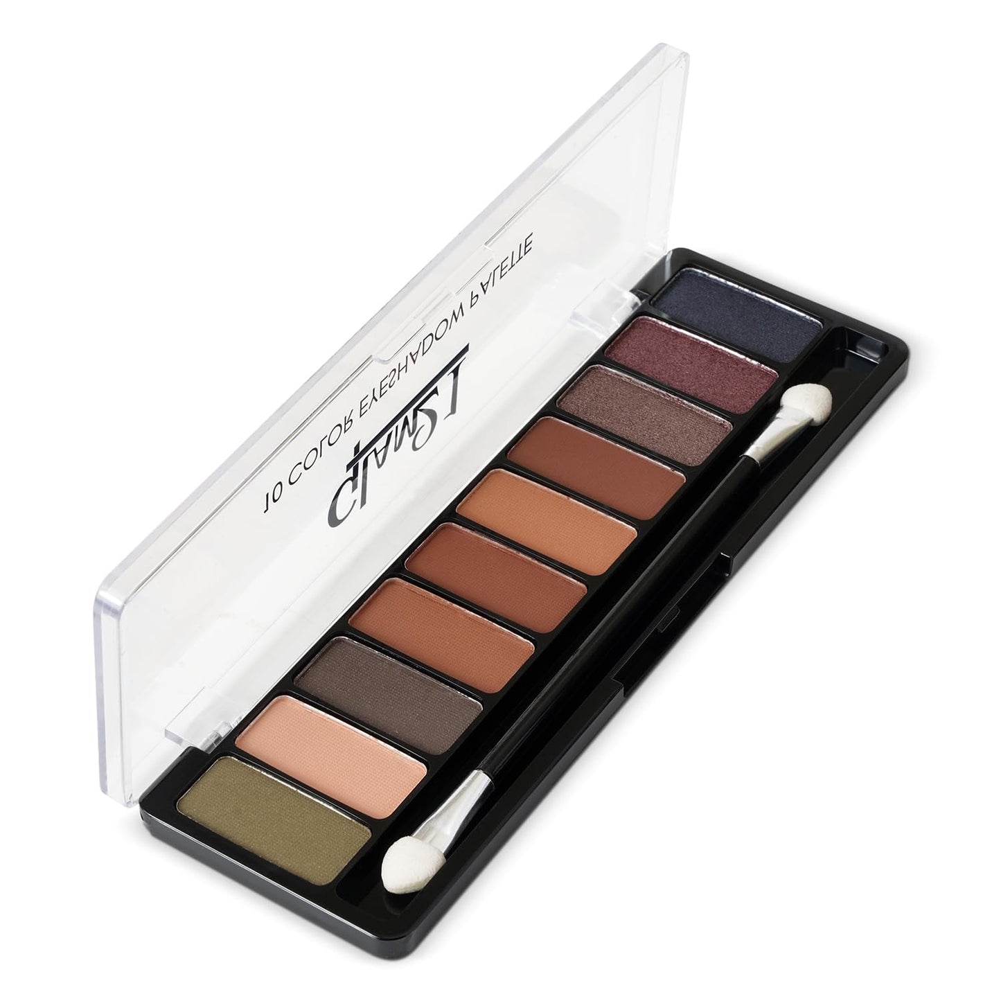 Glam21 Flawless 10 Color Eyeshadow Palette Long-Lasting Smudge Free