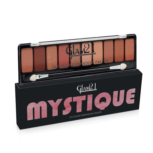 Glam21 Mystique 10 Color Eyeshadow Palette Long-Lasting