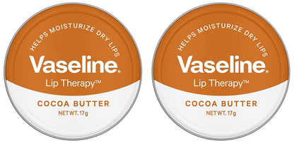 Vaseline Lip Tins Cocoa Butter 17g (Pack of 2)
