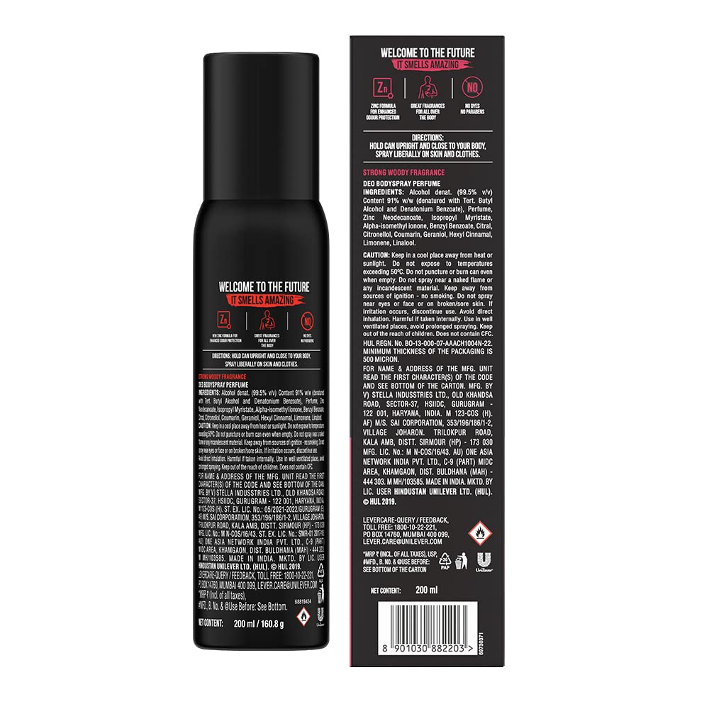 AXE Signature Intense Long Lasting No Gas Body Perfume Spray For Men 200 Ml