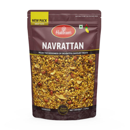 Haldiram’s Navrattan Mixture 1.5kg Spicy & Crunchy