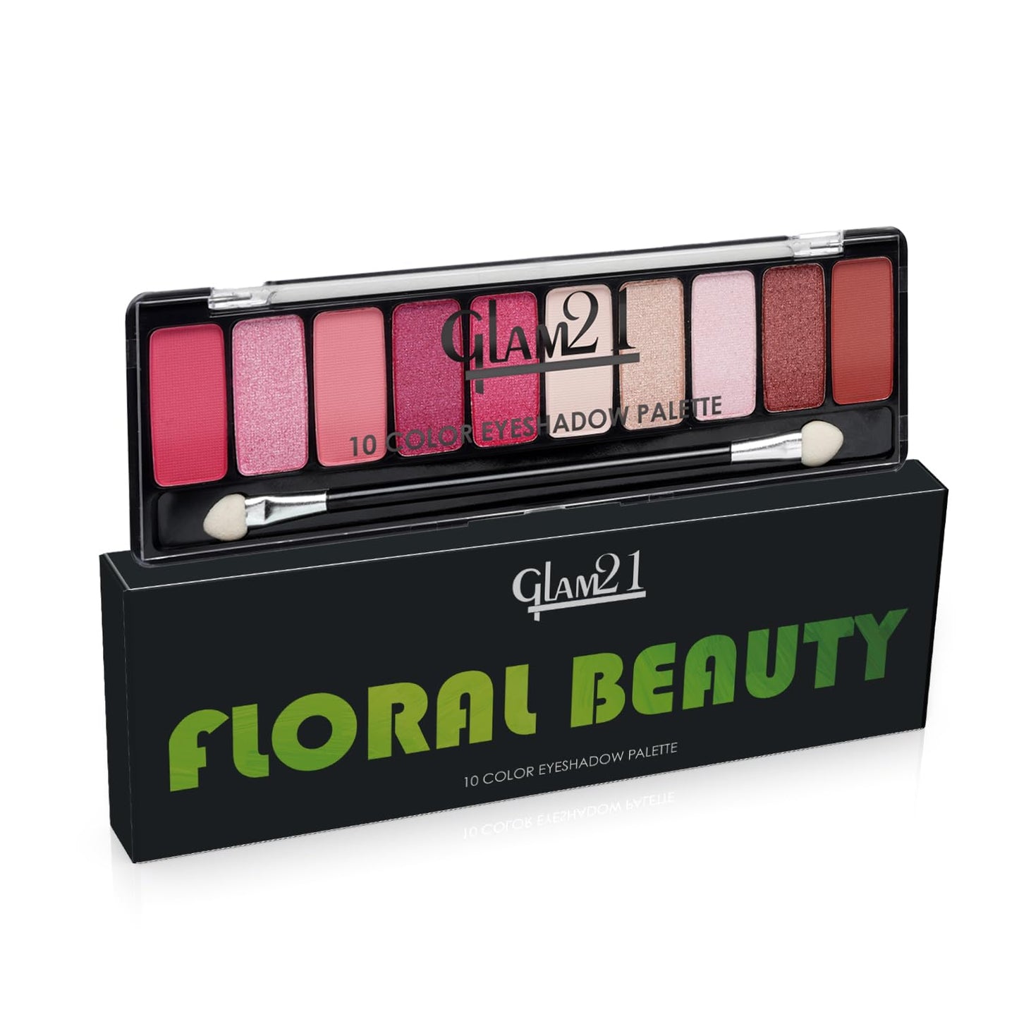 Glam21 Floral beauty 10 Color Eyeshadow Palette Long-Lasting