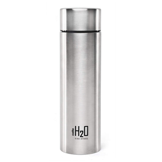 CELLO H2O Stainless Steel Water Bottle, 1000ml Silver