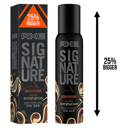 AXE Signature Dark Temptation Body Perfume for Men 154 ml And Signature Body Perfume Intense 154ml