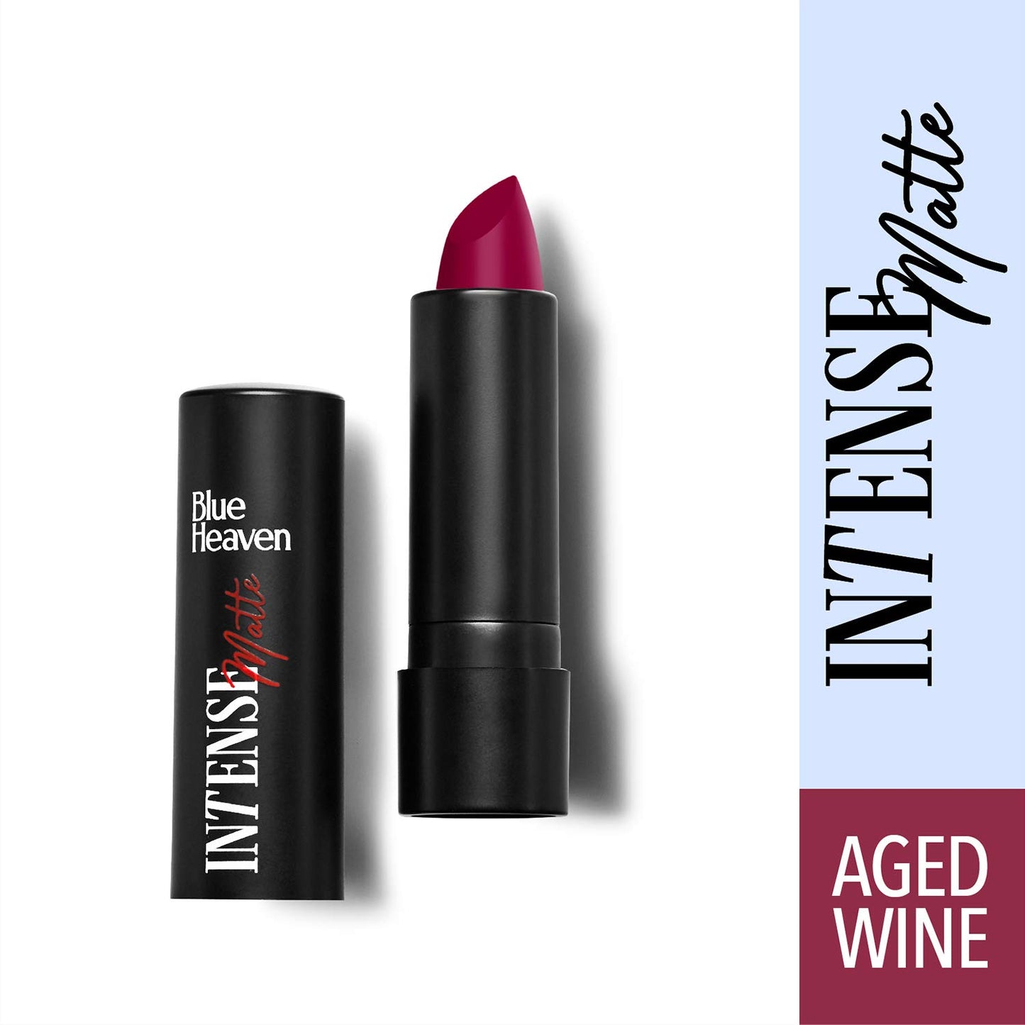 Blue Heaven Intense Matte Lipstick, Aged Wine, 4g