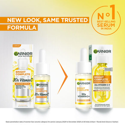 Garnier Vitamin C Face Serum for Skin Brightening & Anti-Dark Spots 15ml
