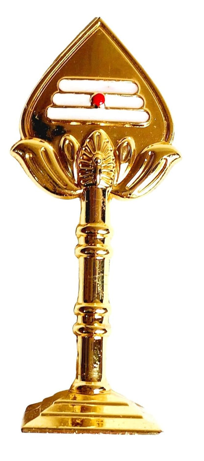 Car Dashboard Vel Idol Metal Lord Muruga’s Vel Golden Statue Showpiece for Pooja Room