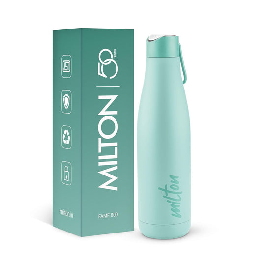 Milton Fame 800 Thermosteel Water Bottle 740 ml, 24 Hr Hot and Cold