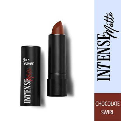 Blue Heaven Intense Matte Lipstick, Chocolate Swirl, 4g