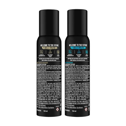 AXE Signature Dark Temptation Body Perfume for Men, 154 ml And Signature Body Perfume, Champion 154ml