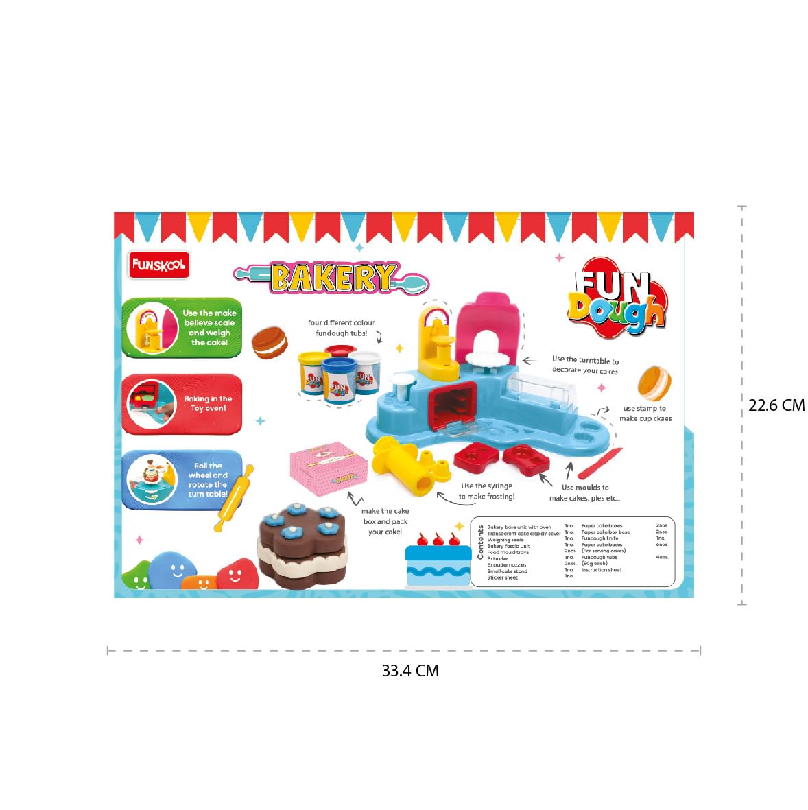 Funskool-Fundough Playset Bakery Set, Whip up your favorite pastries