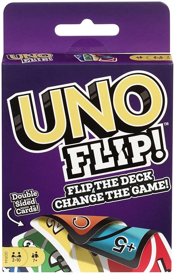 ARCADE GAMES U.N.O no Merci Card Games Combo Pack, FLIP & Dare Edition, Family Strategy Games, (Set of 3)
