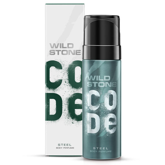 Wild Stone Code Steel Long Lasting No Gas Body Perfume Spray For Men 150Ml