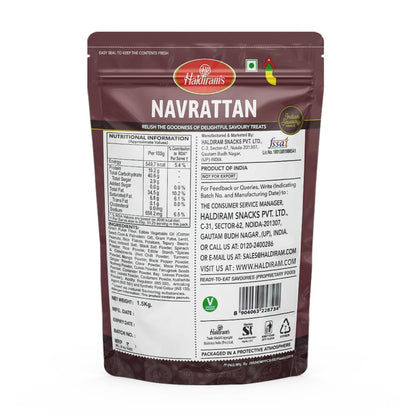 Haldiram’s Navrattan Mixture 1.5kg Spicy & Crunchy (pack of 2)