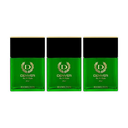 DENVER Hamilton Perfume For Men 60 ML Each Pack of 3Long Lasting Eau Da Parfum