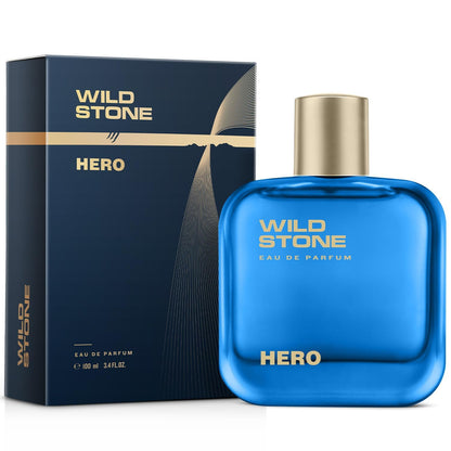 Wild Stone Hero Perfume for Men, 100ml Luxury Eau De Parfum  Long-Lasting Fragrance