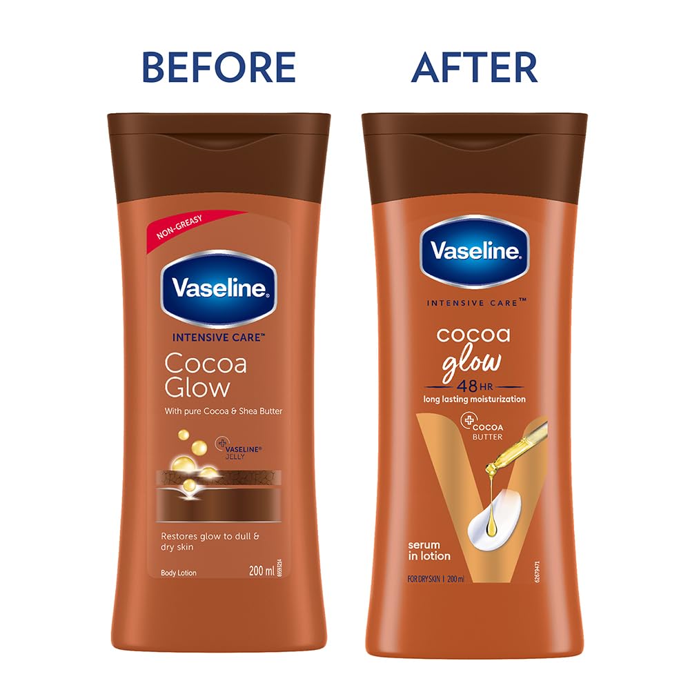 Vaseline Intensive Care Cocoa Glow Body Lotion 200 ml