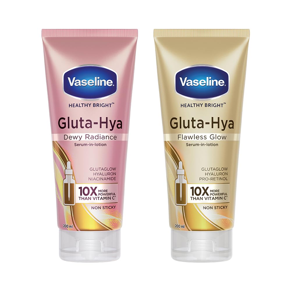 Vaseline Gluta-Hya Flawless Glow and Gluta-Hya Dewy Radiance 200Ml