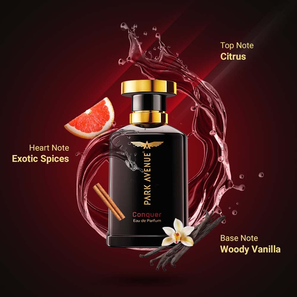 Park Avenue Conquer Premium Eau De Perfume For Men EDP 50ml