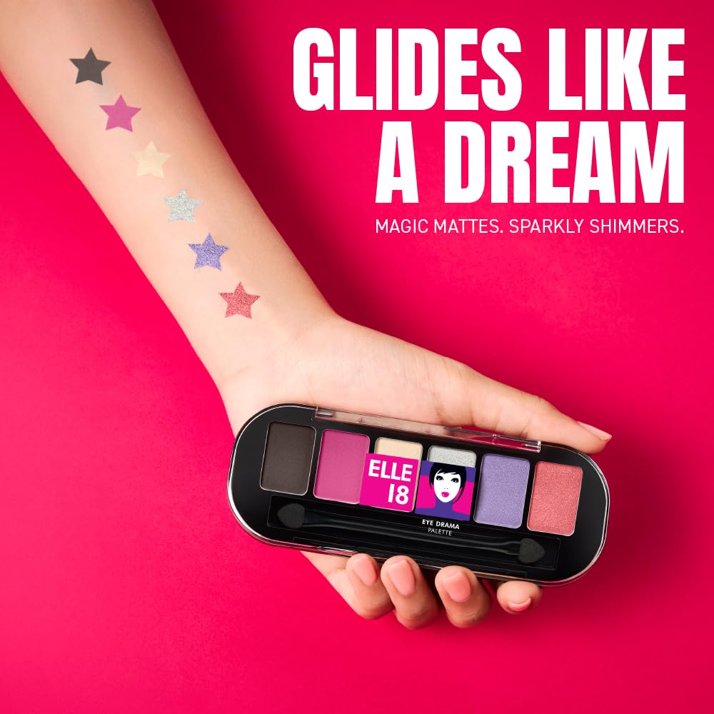 LAKMÉ Shimmery Elle18 Eyedrama Palette Flirty