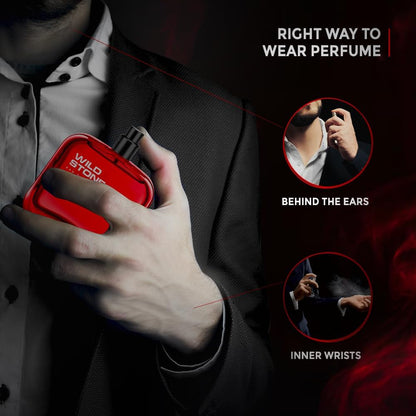 Wild Stone Ultra Sensual Long Lasting Perfume for Men, 100ml