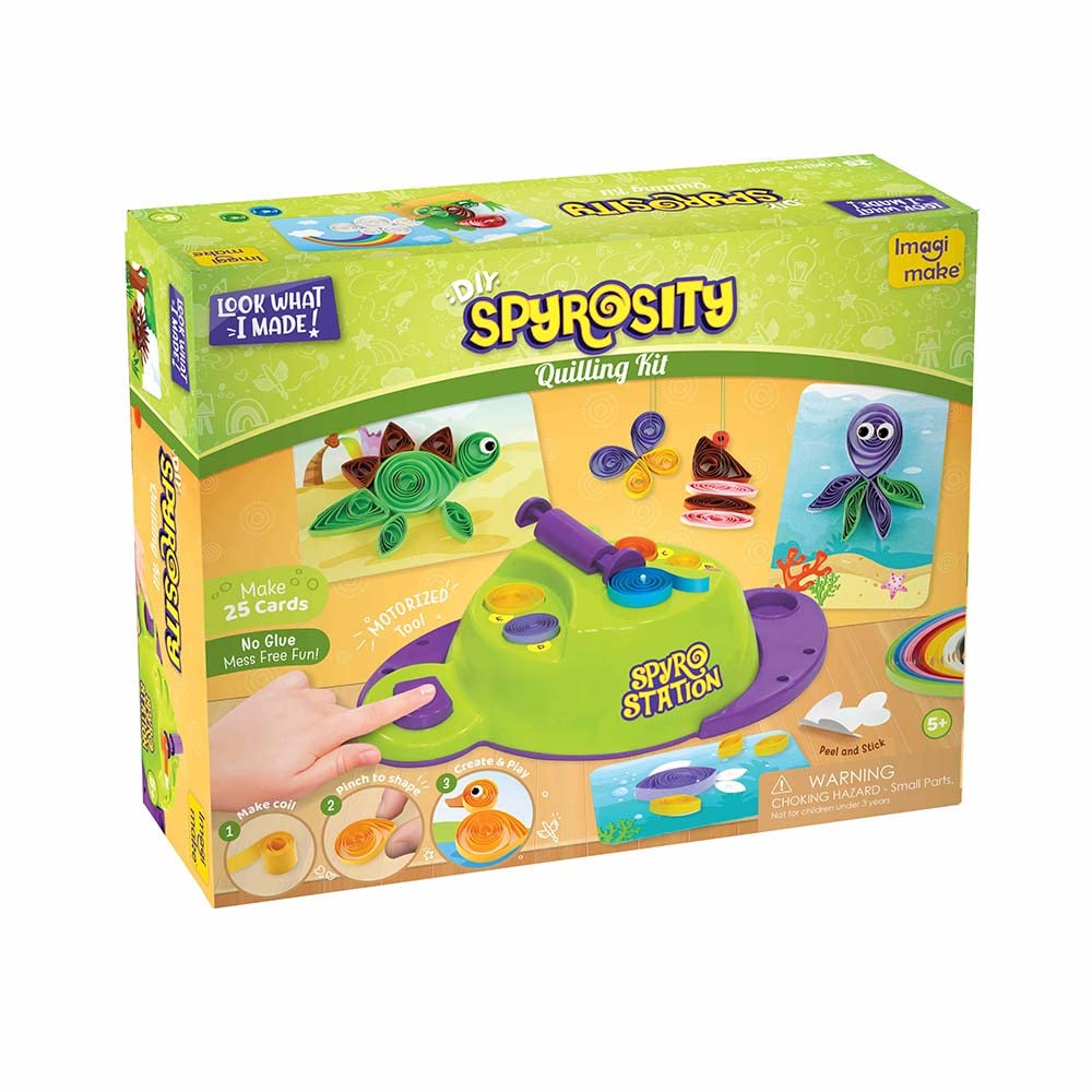 Quill On Spyrosity Explore - Quilling Based Creative Toy And Activity Set - With Patent Pending Motorized Tool