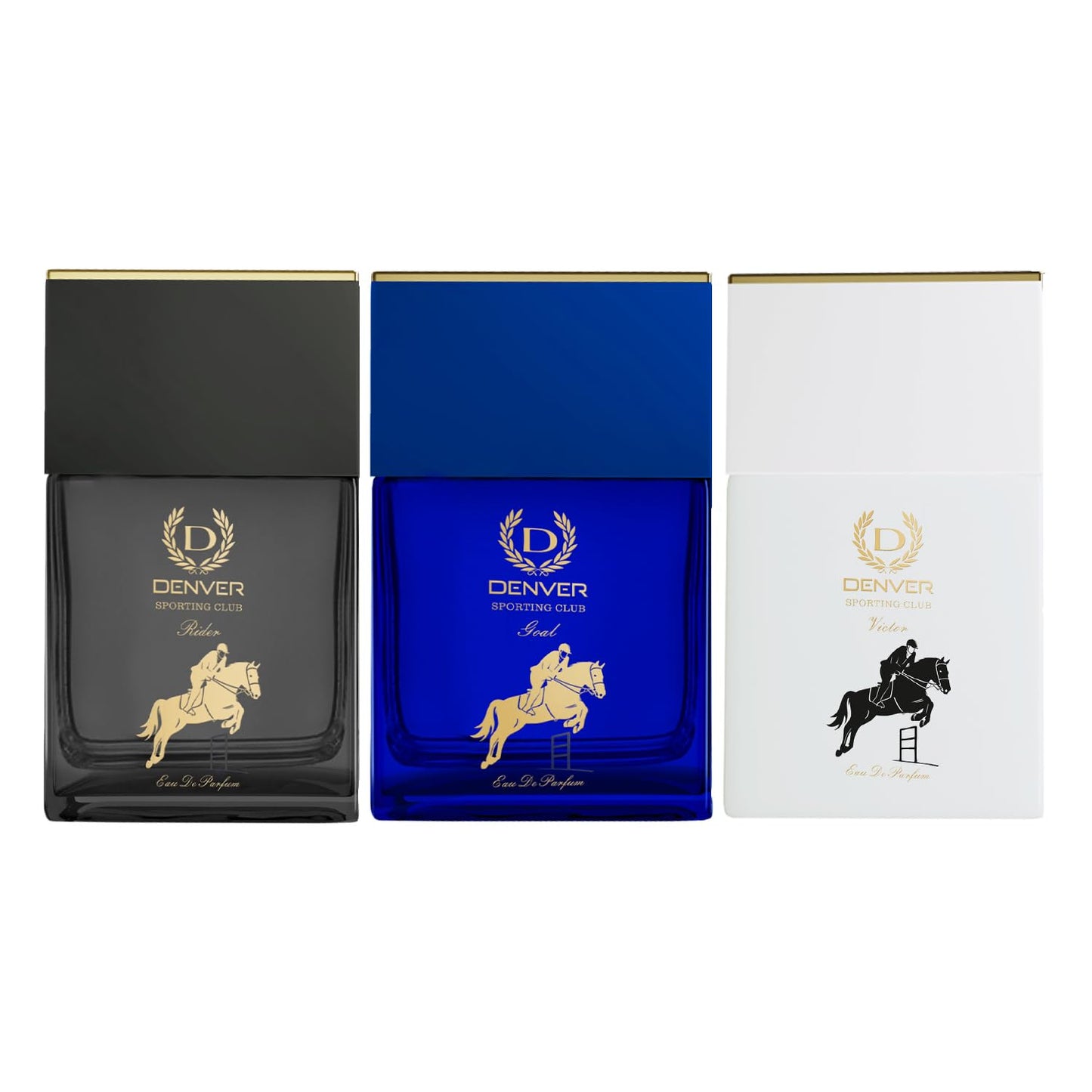 Denver Goal, Rider & Victor Perfume 70ML Each Pack of 3