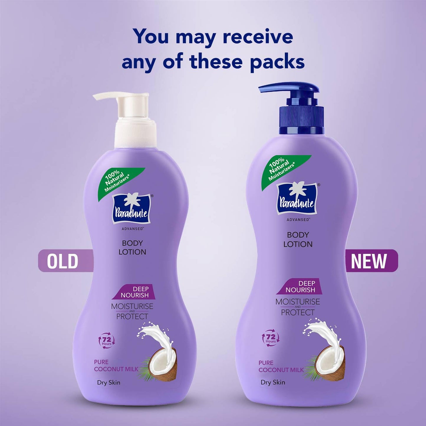 Parachute Advansed Deep Nourish Body Lotion for Women & Men, Dry Skin, 400ml (Pack of 2)