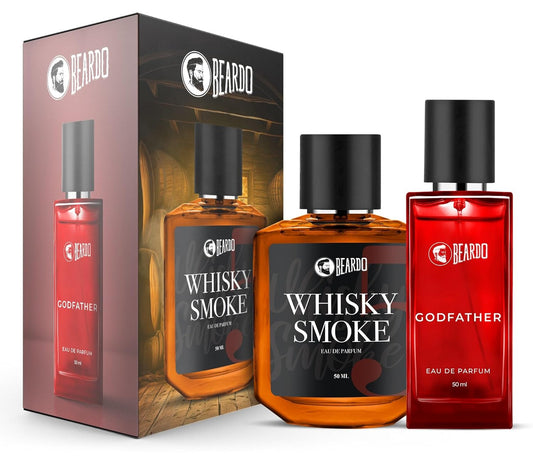 Beardo Men's Men Whisky Smoke & Godfather Perfume Combo (50 Ml X 2)