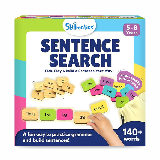 Skillmatics Educational Board Game - Sentence Search, Fun Learning Toys & Games for Kids