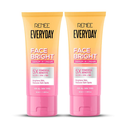 RENEE Everyday Face Bright Serum In Cream Pack Of 2 (50ml)