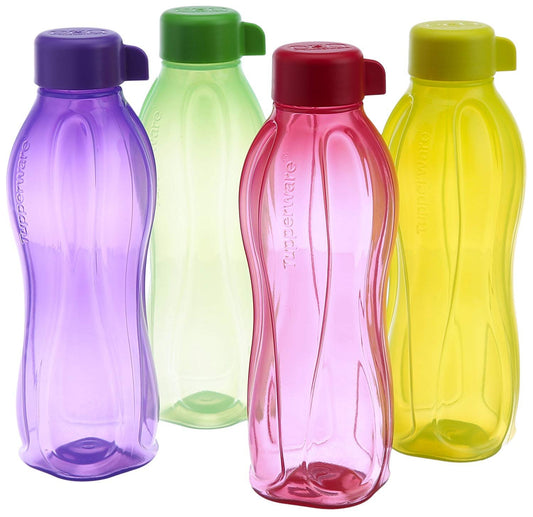 Tupperware Aquasafe 500ml Bottle, Plastic, 4 Pieces COLOR MAY VARY