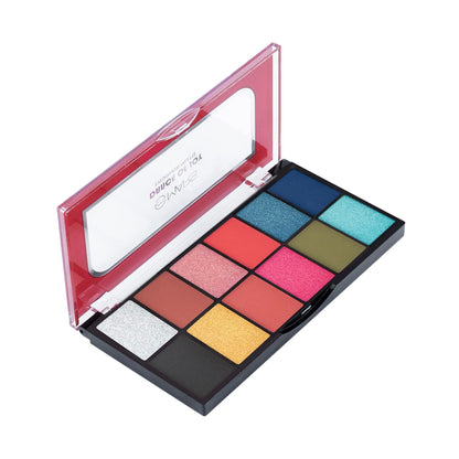 Mars 12 Color Shade Dance of Joy Eyeshadow Palette Multicolor Shimmery Finish