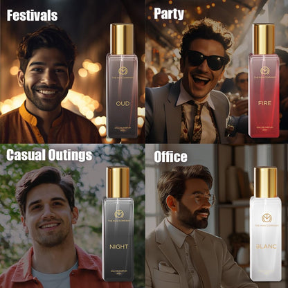 The Man Company Perfume Gift Set for Men 4 X 20ml