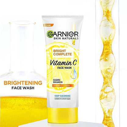 Garnier Skin Naturals Facewash Bright Complete 100 g