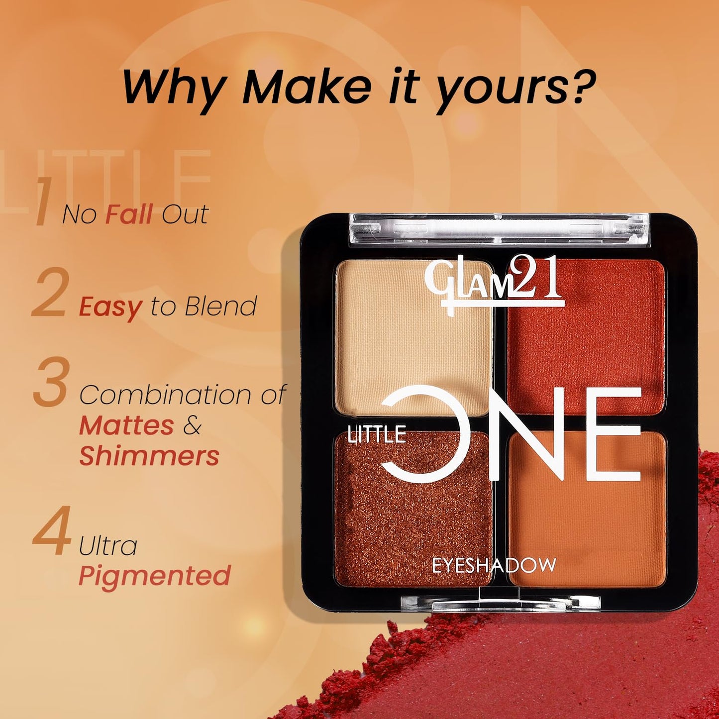 Glam21 Little One 4-in-1 Eyeshadow Palette Pool Party