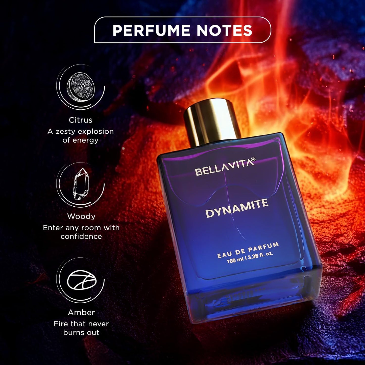 BELLAVITA Newly Launched Dynamite Unisex EDP 100ml